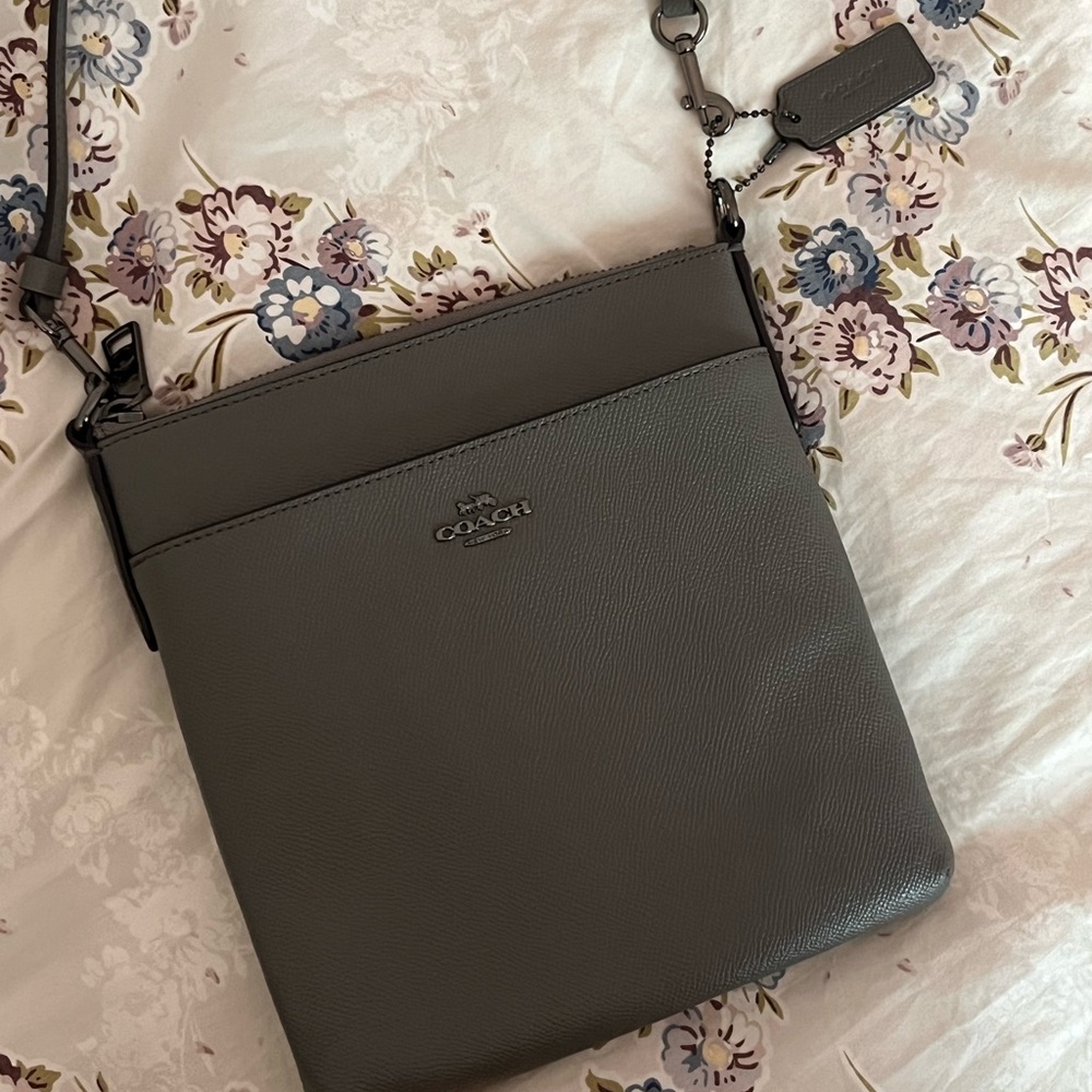 Gray Coach Bag
